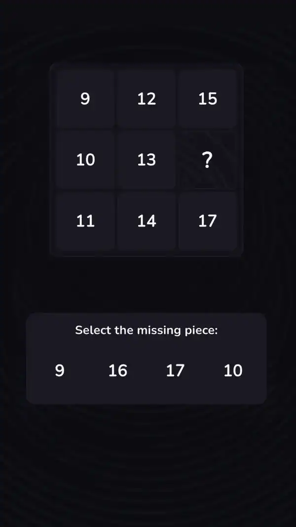 Live Pattern Matrix gameplay benchmarking cognitive skill in the Shoorbaloo app